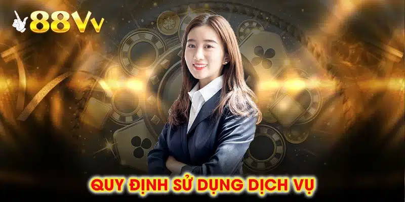 Giao diện điều khoản điều kiện 88vv trực quan, rõ ràng và dễ hiểu.